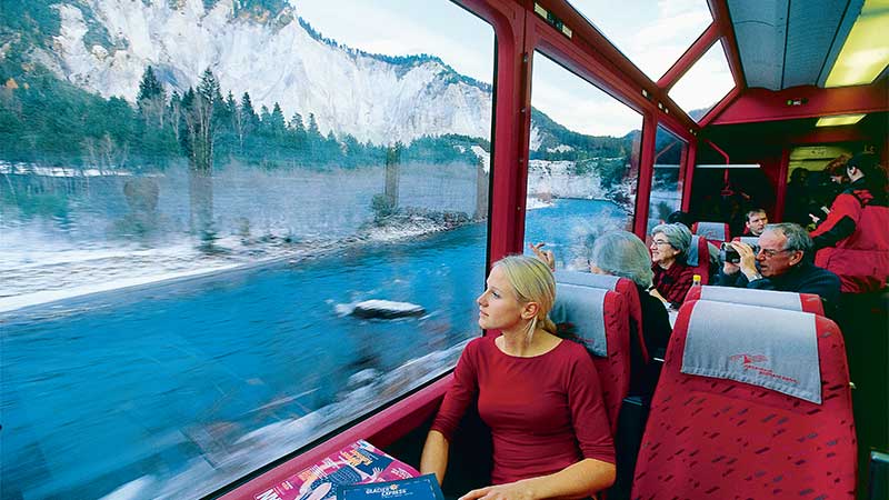 Schweiz med Glaciärexpressen