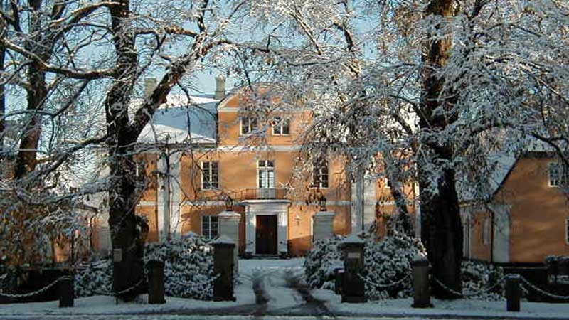 Wapn� slott under julmarknaden